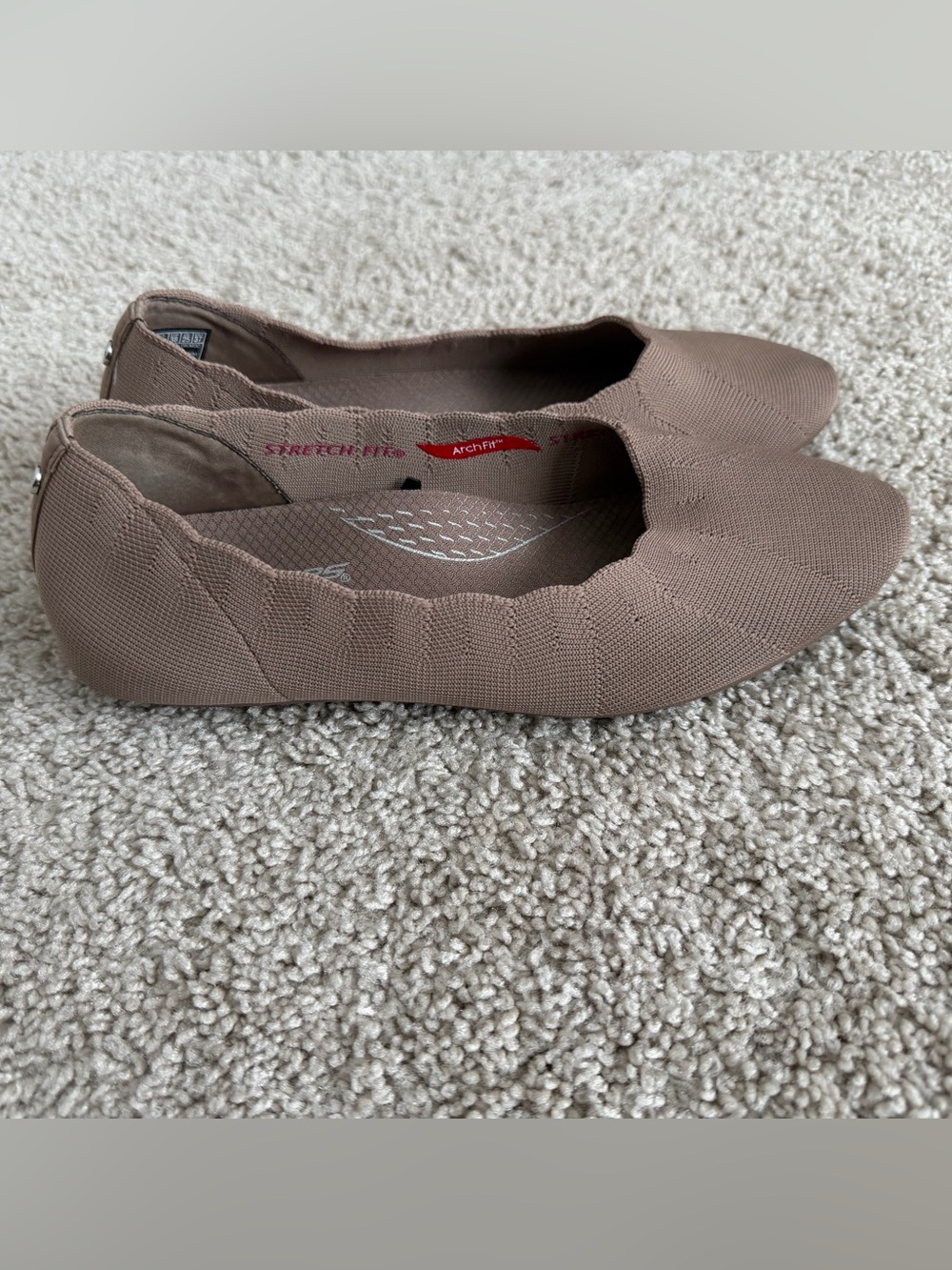 Skechers Cleo Arch Fit Ballet Flats Women’s Size 8 Comfort Slip-On Shoes - Picture 3 of 6